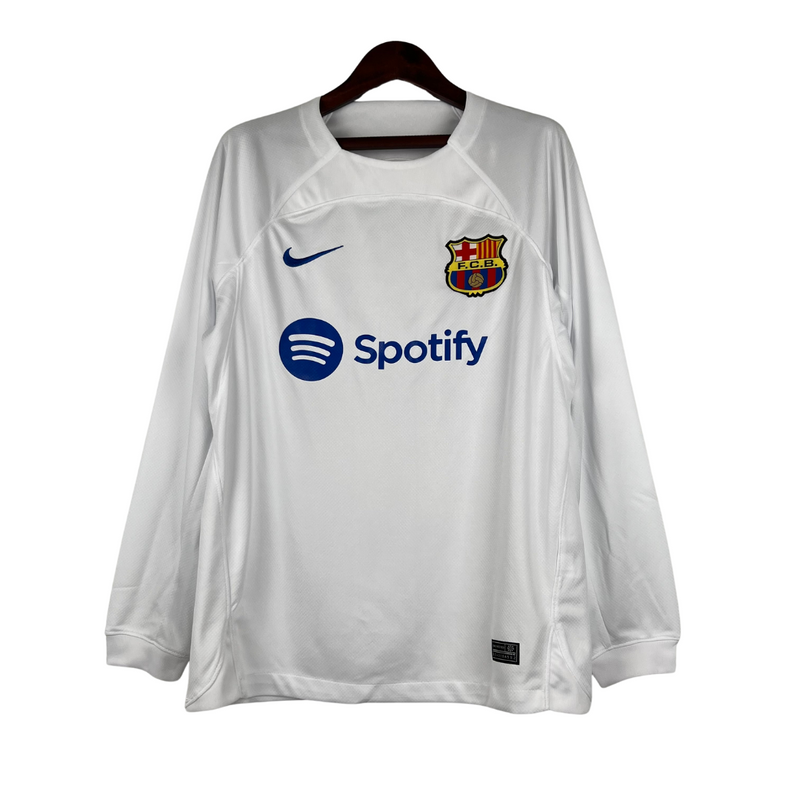 Camisa Manga Longa Barcelona II 2023/24 Torcedor Nike - Masculina