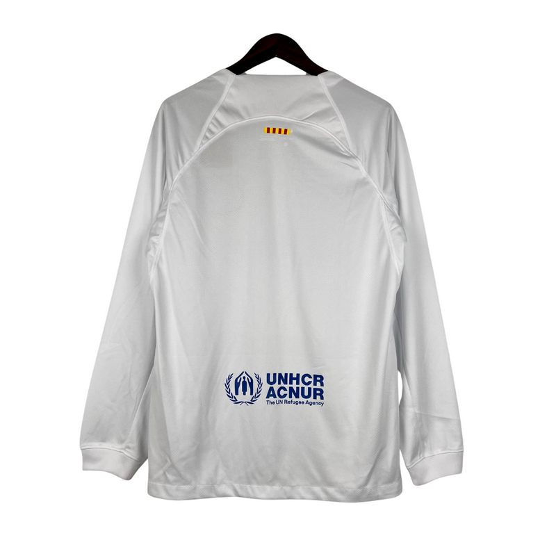 Camisa Manga Longa Barcelona II 2023/24 Torcedor Nike - Masculina